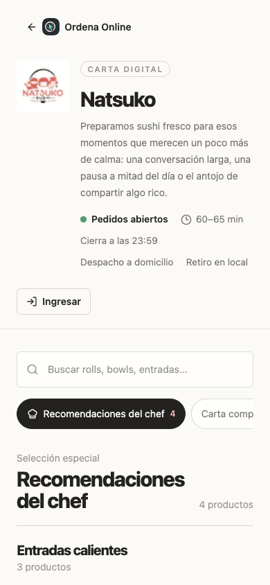 Captura de la carta pública de Natsuko en un teléfono.
